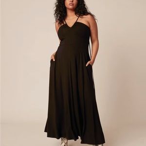 NWT 11 Honore Black Gloria Maxi Dress